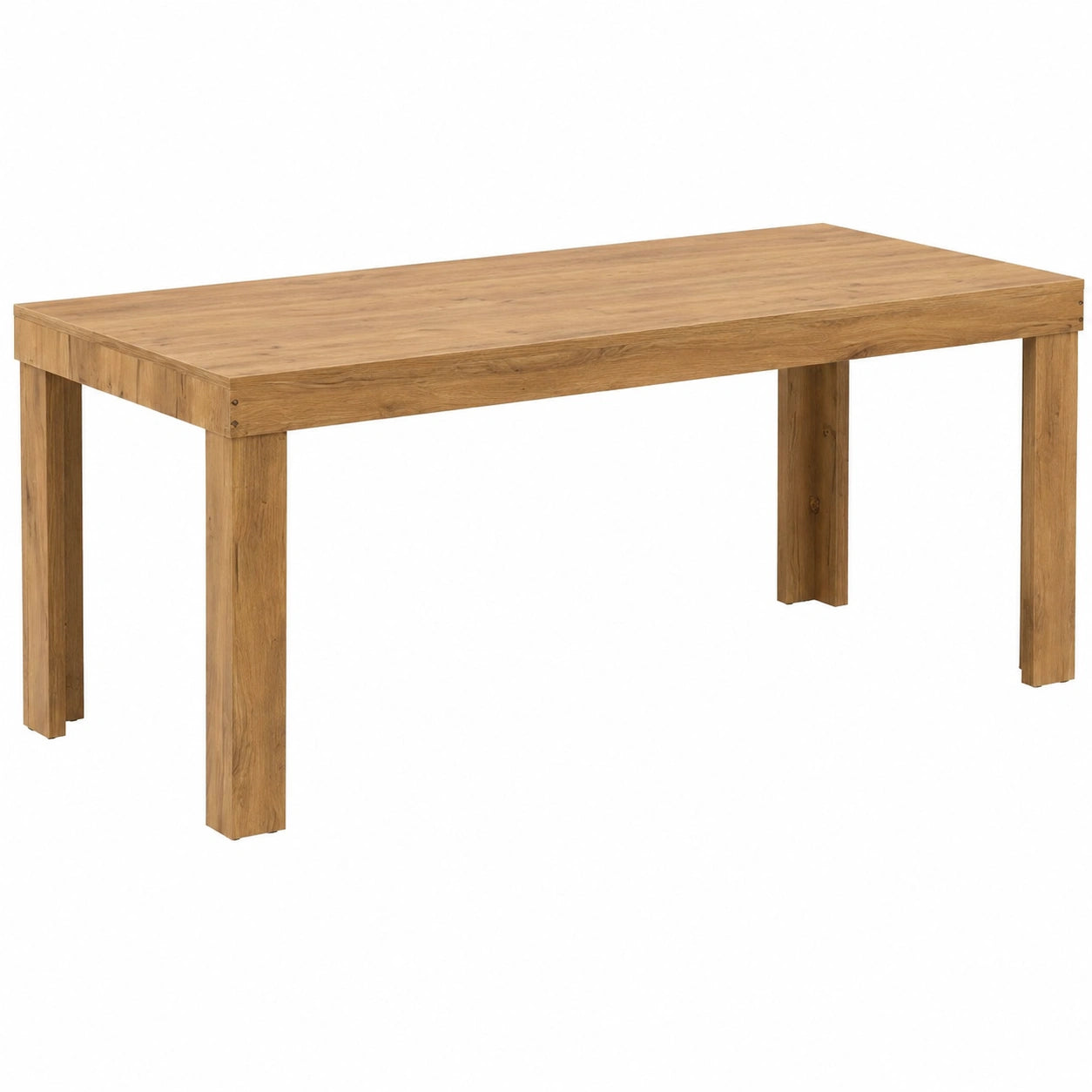 Tavolo Allungabile Moderno in Quercia per Sala da Pranzo, 4-6 Posti, 120-200 cm