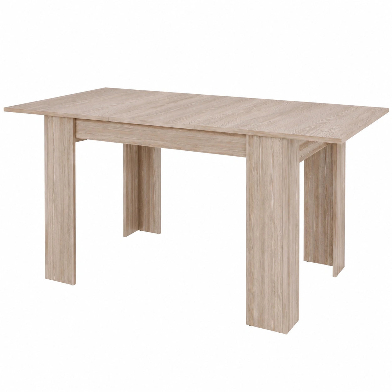 Tavolo da Pranzo Estensibile in Rovere per 6 Persone, 140-190 cm