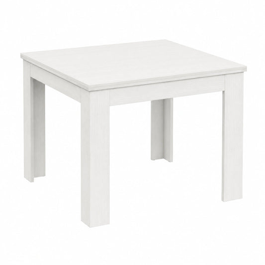 Tavolo Allungabile Lorenzo Bianco, Melaminico Italiano da 90 a 180 cm