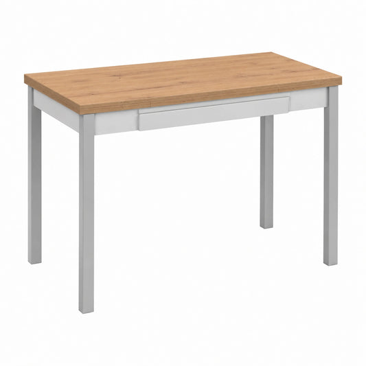 Tavolo da Cucina Allungabile in Legno con Finitura Amazzone 140x50cm