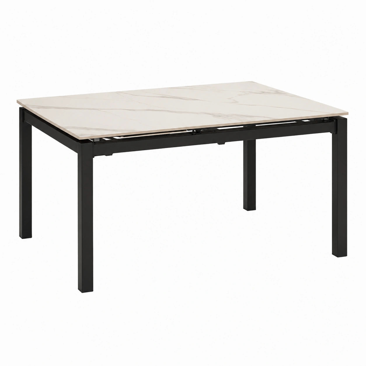 Tavolo allungabile in Grès Ceramico BORA 110x70 cm, design Marmo di Carrara