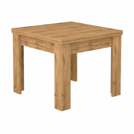 Tavolo Estensibile WHOUS JESI per Cucina e Soggiorno, da 90 a 180 cm, per 4-8 Persone, Finitura Rovere